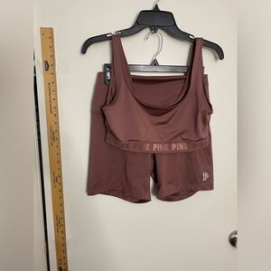 PINK Victoria’s Secret Bra and Short Set - L